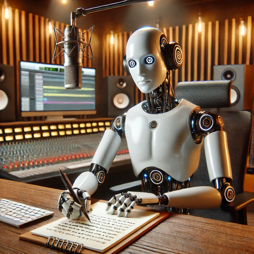 Music industry written by artificial intelligence 