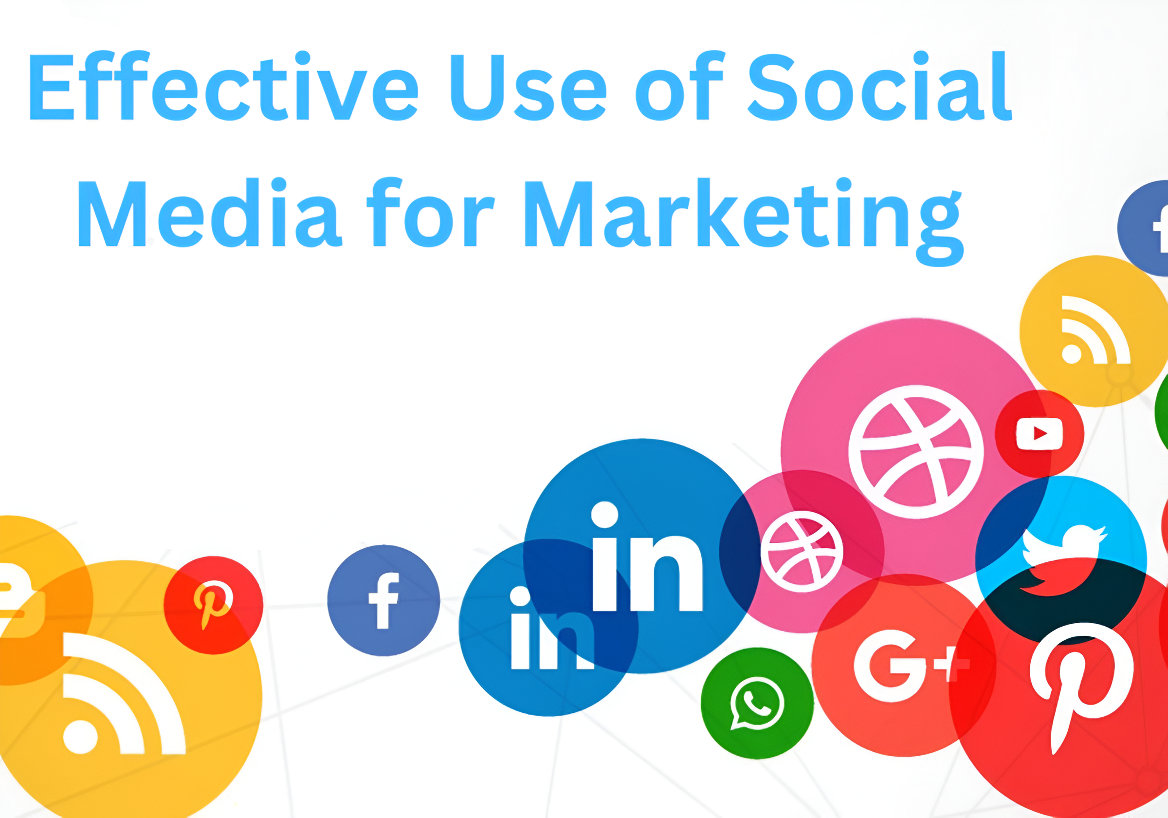 Effective Use of Social Media for Marketing