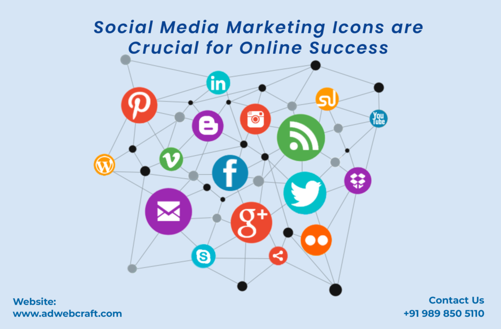 Social media marketing icon