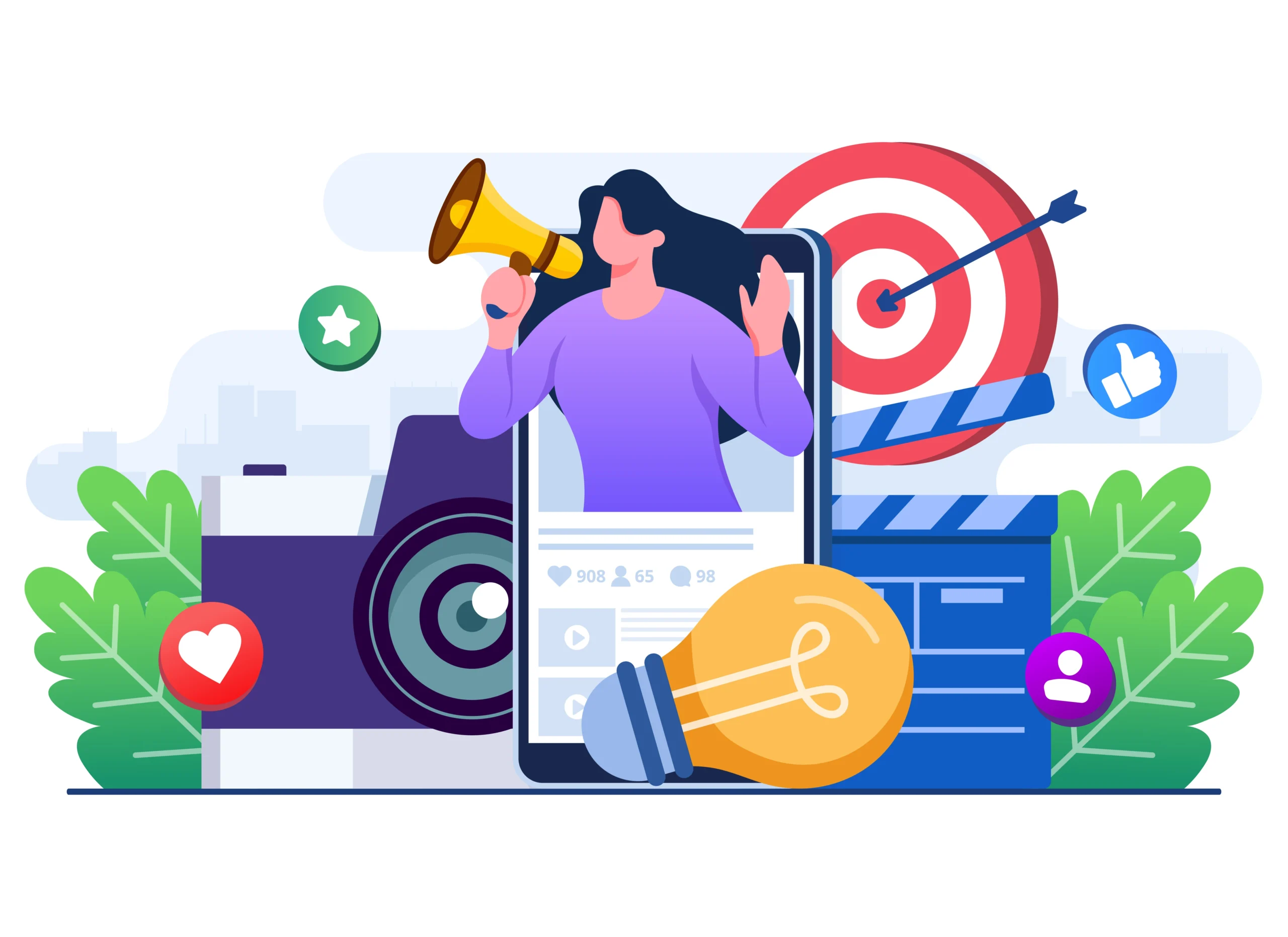 Social Media Marketing strategies and content